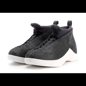 Nike Air Jordan PSNY Retro 15 Black Suede 10.5